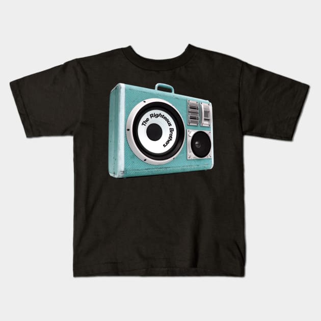 a radio 60s with sticker The Righteous Brothers Kids T-Shirt by theStickMan_Official